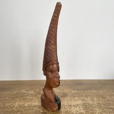 Hand Carved African Bust Solid