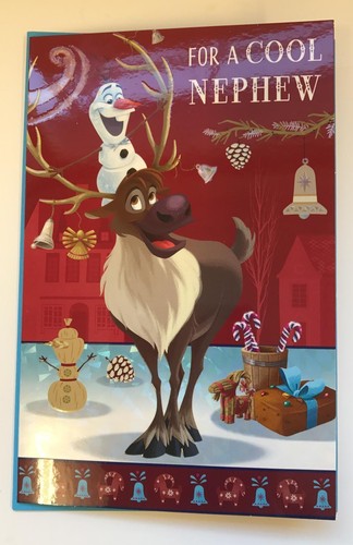 Frozen nephew christmas card - frozen,
