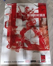 Metal Gear Solid Twin Snakes Vintage (2004) GameCube Poster Double Sided (RARE)