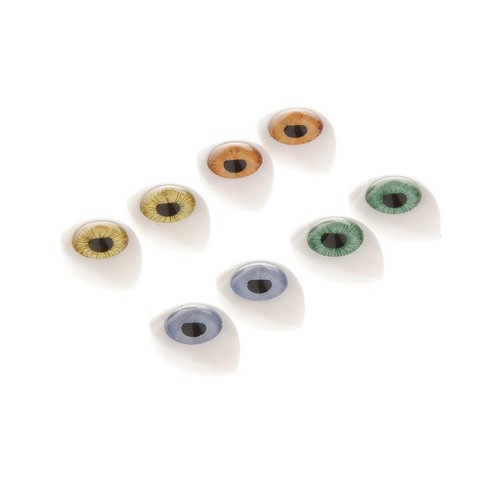 Pcs plastic oval fake eyes - pcs,