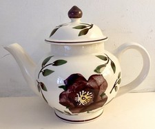 Rare Emma Bridgewater Hellebore Pattern Large Teapot by Mary Feddon 1999