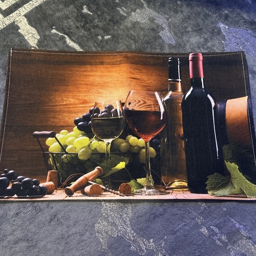 Wooden placemats set 6 - wooden,