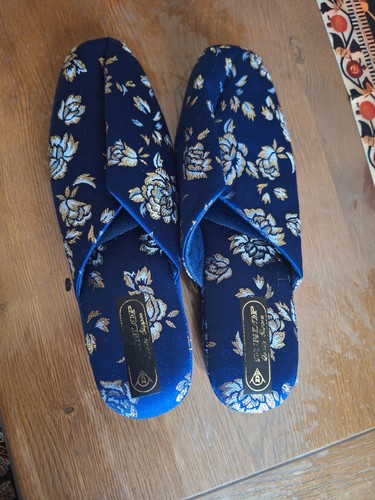 Japan style slippers blue new - japan,