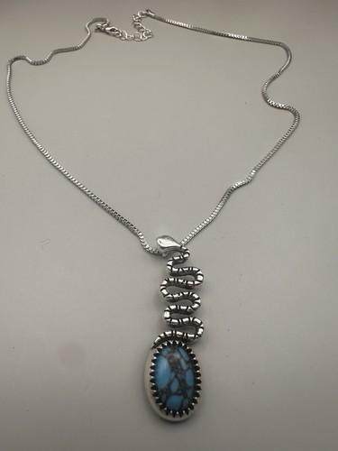 Snake pendant necklace faux - pendant,
