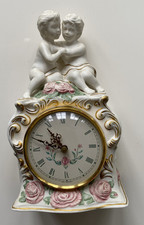 Vintage 1987 Franklin Mint Clock - The First Embrace