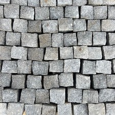 New Portuguese 4" x 4" Grey Granite Setts - Per Bag