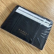 Brand New Radley Black Leather Cardholder