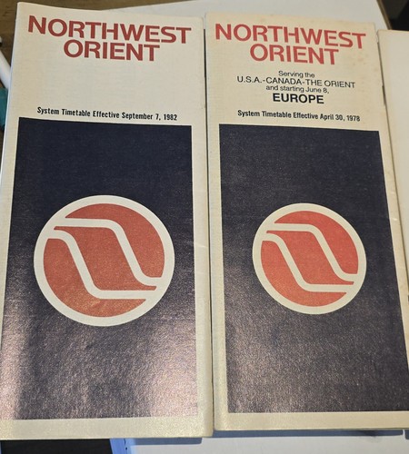 Northwest orient timetables - 2x,