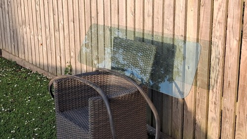 Van bulkhead glass - glass, window
