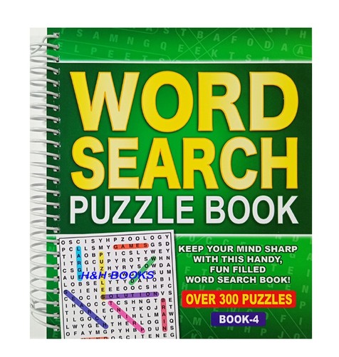 Wordsearch puzzle book spiral - puzzle,