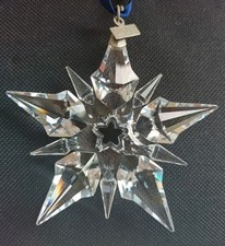 Swarovski 2001 Christmas Ornament star snowflake 3x3 inches approximately vgc