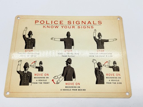 Vintage police signals know - vintage,