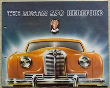 AUSTIN A70 HEREFORD Car Sales Brochure c1951 #766/B