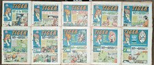 Tiger - x 10 Consecutive issues Roy of the rovers  1962