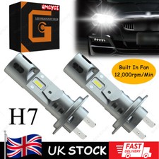 For Bmw 5 Series F10 F11 2x H7 Led Headlights Bulb Xenon White Low Dip Beam Z7