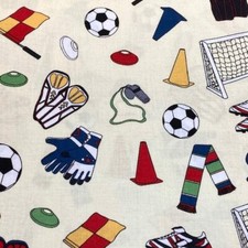 Football Scatter 100% Cotton