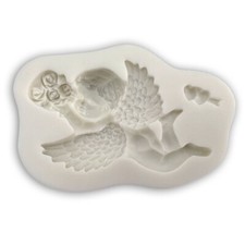 Cupid Angel With Bouquet of