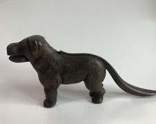 Vintage Heavy Cast Iron Dog Nutcracker 