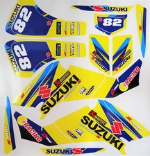 Suzuki LTZ 400 2003 - 2008 Yellow Quad Decor Decal Kit Sticker Fairing