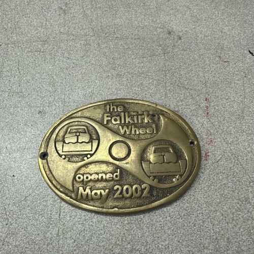 Canal boat brass plaque - plaque, the