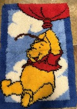 Winnie The Pooh Handmade Hand Tufted Rug For Nursery  Christmas retro 