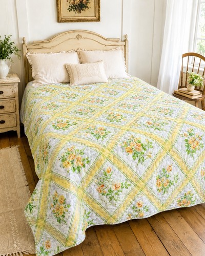 Vintage polyester yellow - vintage,