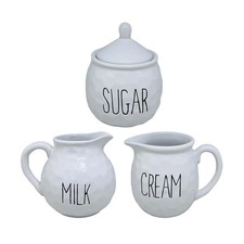Milk Jug Cream Jug Sugar Bowl