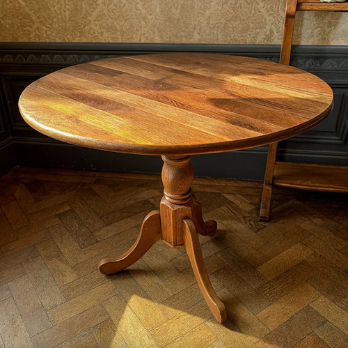 Pedestal dining table round - pedestal,