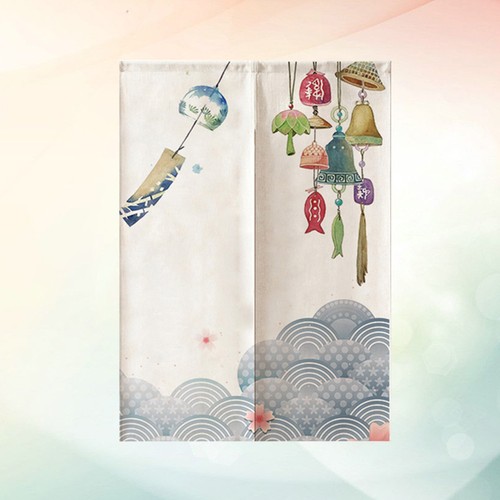 Japanese door curtain - japanese,
