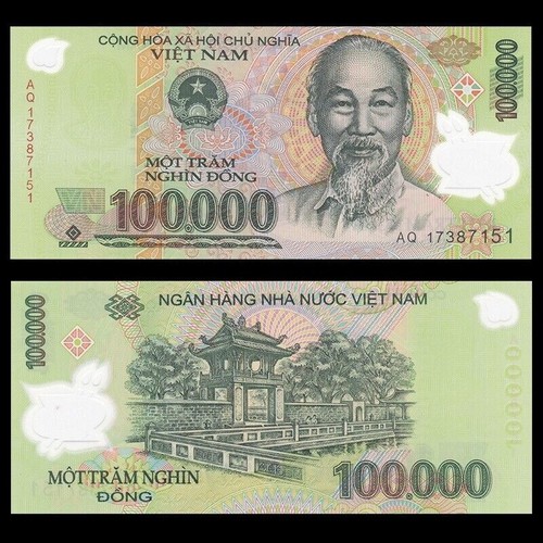 Vietnamese dong 100k polymer - dong,