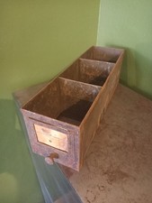Vintage Metal Industrial Filing Draw.