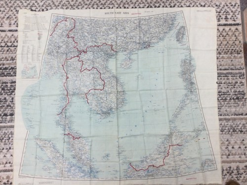 Silk map south east - asia, and