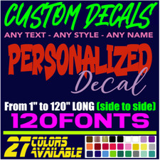 Custom Decal Sticker Vinyl