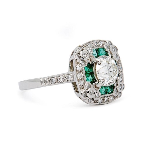 Art deco 50ct white - art, 2.50ct