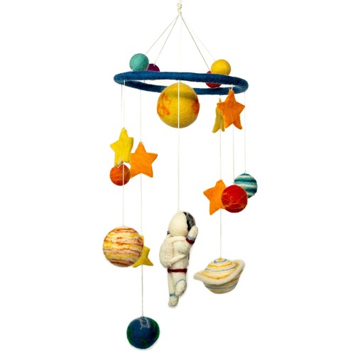 Handmade felt mobile starman - handmade,