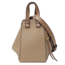 LOEWE Women's Handbag Shoulder Bag 2way Soft Grain Calf Hammock Small Sand Beige