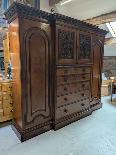 Antique victorian compactum - antique,
