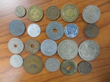 Old Foreign coin lot 20 coins