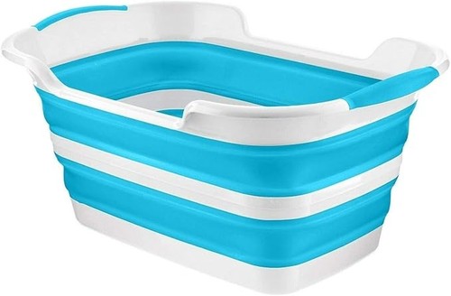 Collapsible laundry basket - collapsible, 27l