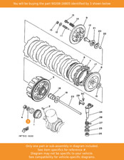 YAMAHA Washer, Conical Spring