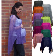 Ladies Poncho One Size