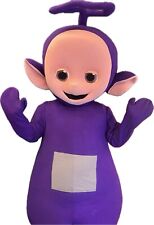Hire! tinky winky teletubby Lookalike Costume Mascot Fancy Dress Delivery UK