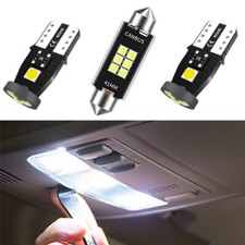 For Skoda Fabia Xenon White Interior LED Welcome & Reading Lights Upgrade