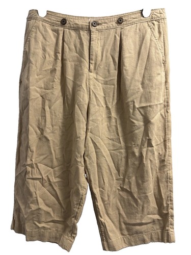 Linen blend cropped - tu,