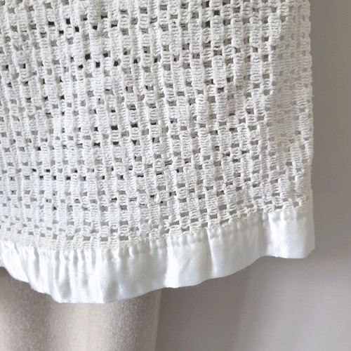 Vintage white pram cot - vintage, blanket