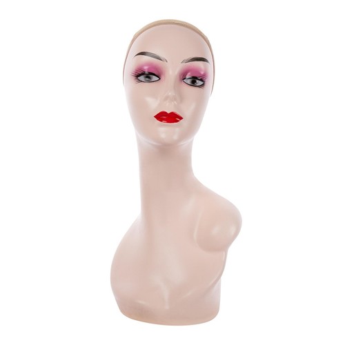 Female bald mannequin head - female,