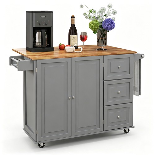 Rolling kitchen island - island, serving