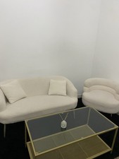 Teddy Bouclé 2-Seater Sofa &