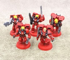 40k Space Marines BLOOD ANGELS ASSAULT MARINES x5 GW 33468