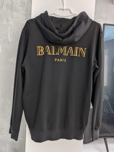 Balmain paris gold logo - balmain, zipper